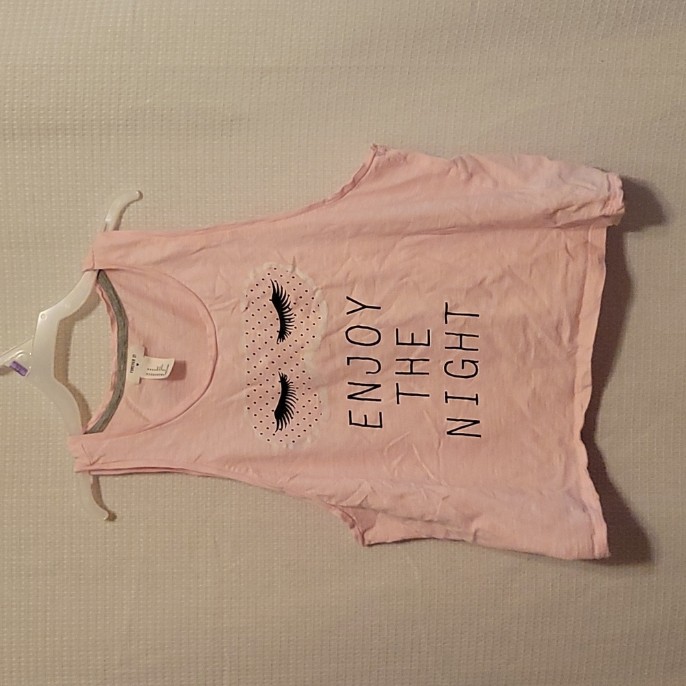 Forever 21 Enjoy the Night Pajama Shirt